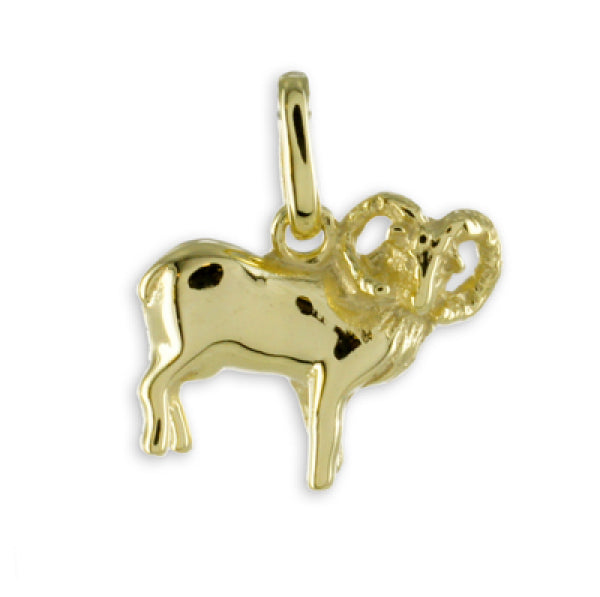 Sternzeichen Anhänger aus 333er Gold, ca. 16 mm x 8,5 mm