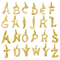Buchstabenanhänger aus 375er Gold