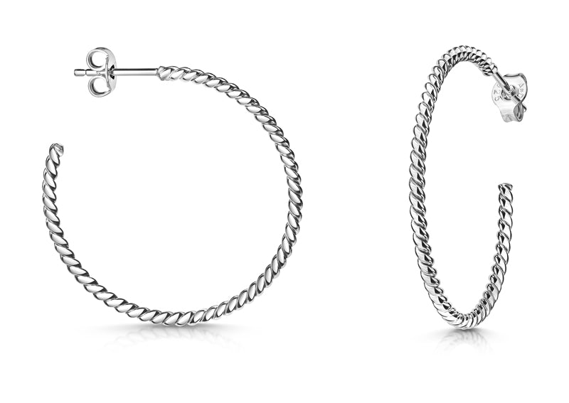 Unisex Ohrring 925er Silber