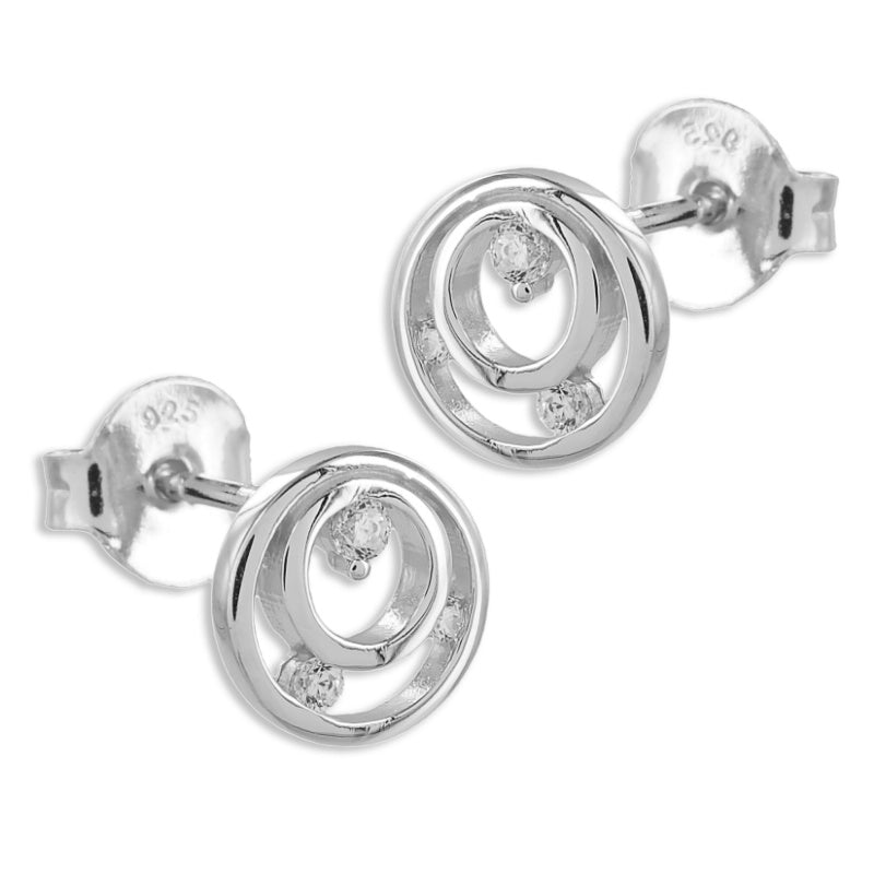 Unisex Ohrring 925er Silber