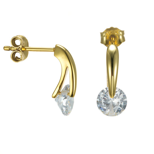 Unisex Ohrring 925er Silber