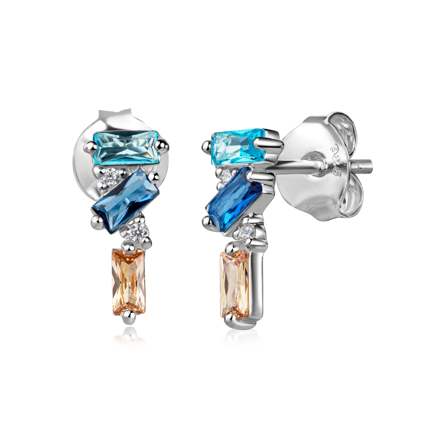 Unisex Ohrring 925er Silber