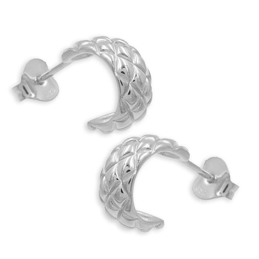 Unisex Ohrring 925er Silber