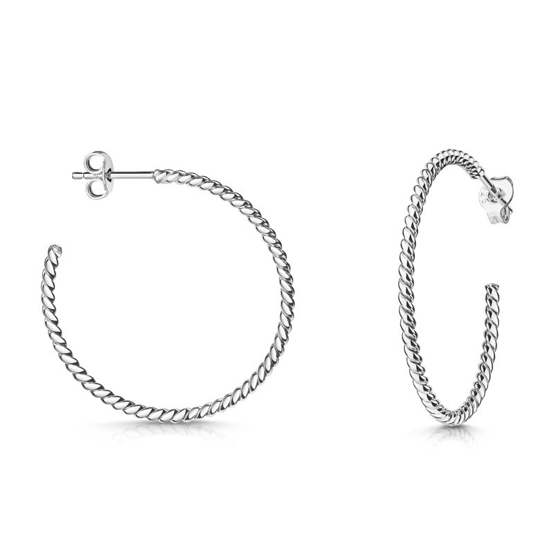 Unisex Ohrring 925er Silber