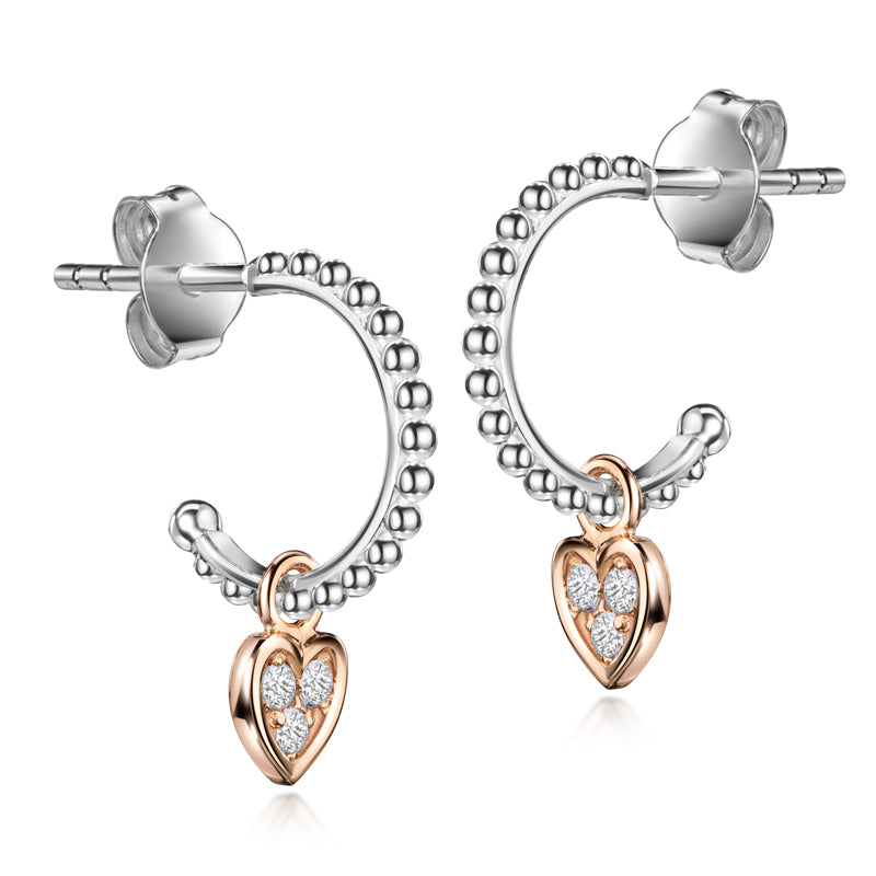 Unisex Ohrring 925er Silber