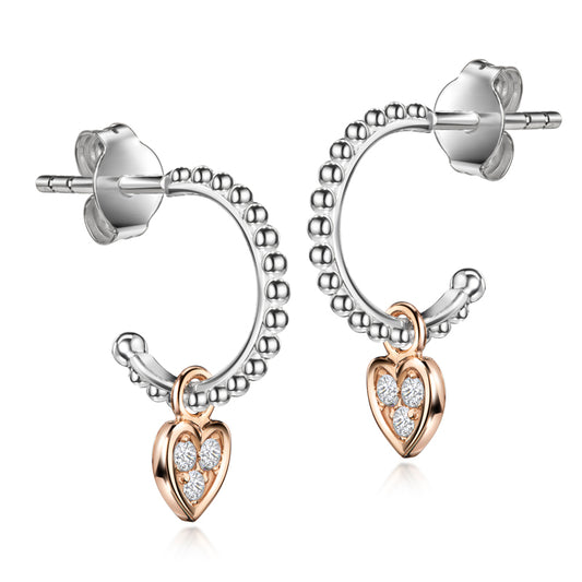 Unisex Ohrring 925er Silber