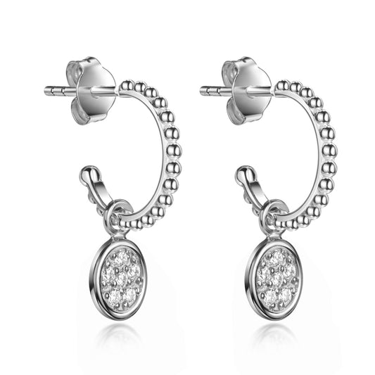 Unisex Ohrring 925er Silber