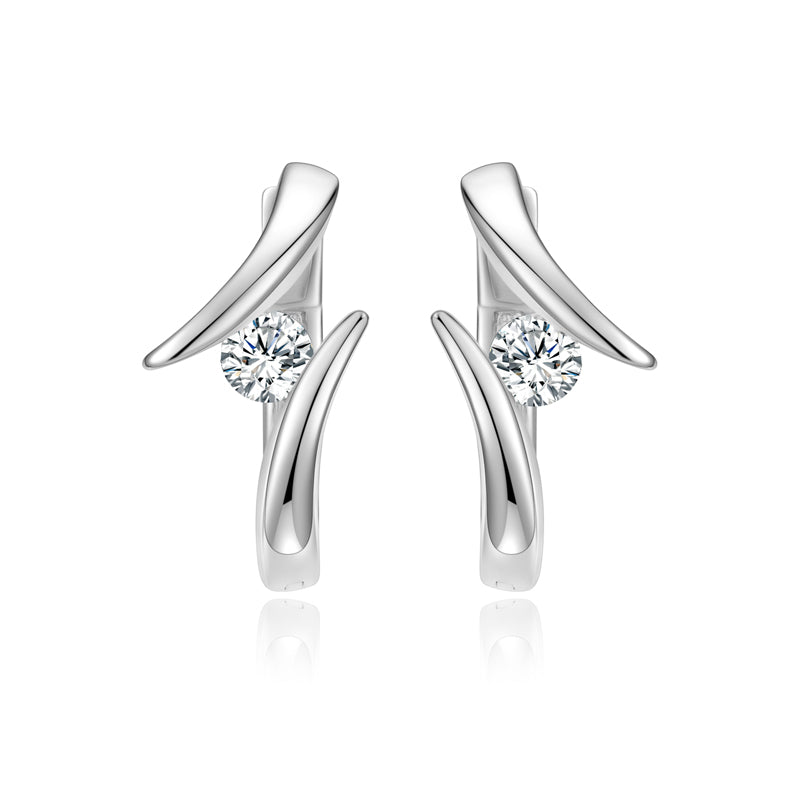 Unisex Ohrring 925er Silber