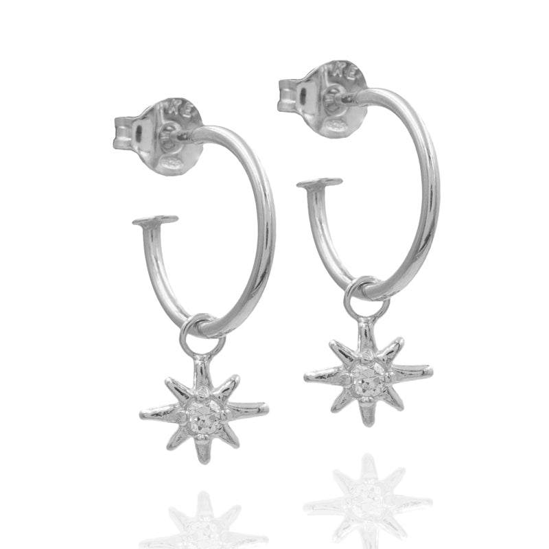 Unisex Ohrring 925er Silber