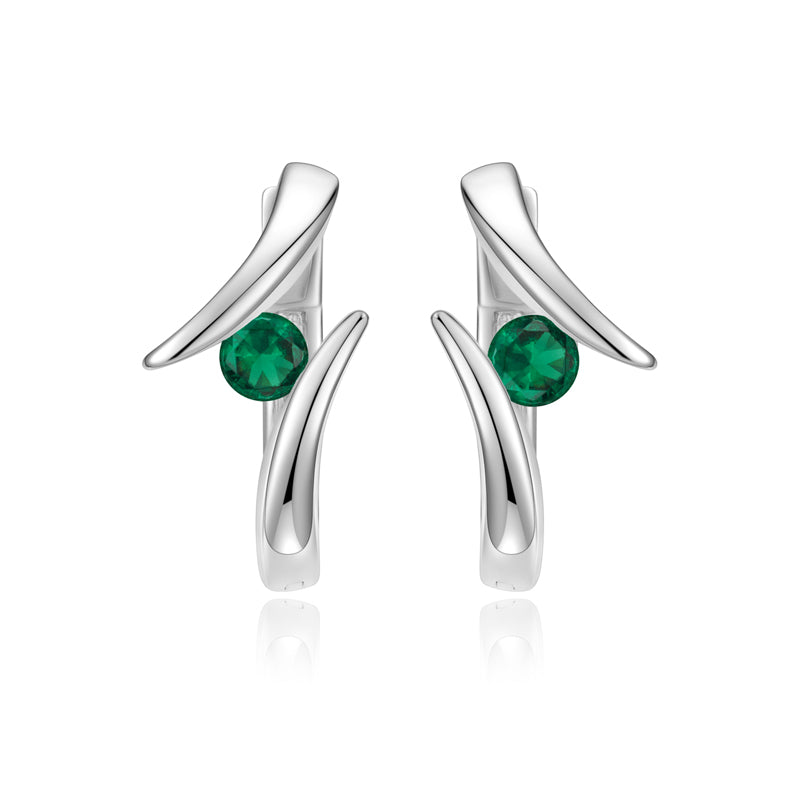 Unisex Ohrring 925er Silber