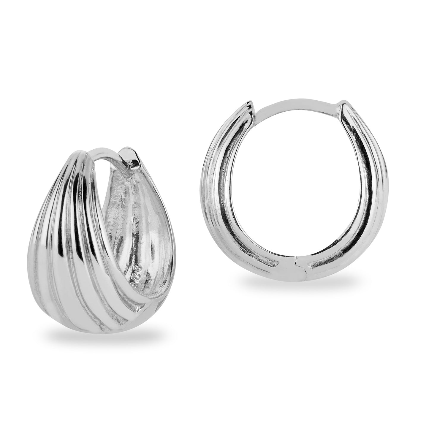 Unisex Ohrring 925er Silber
