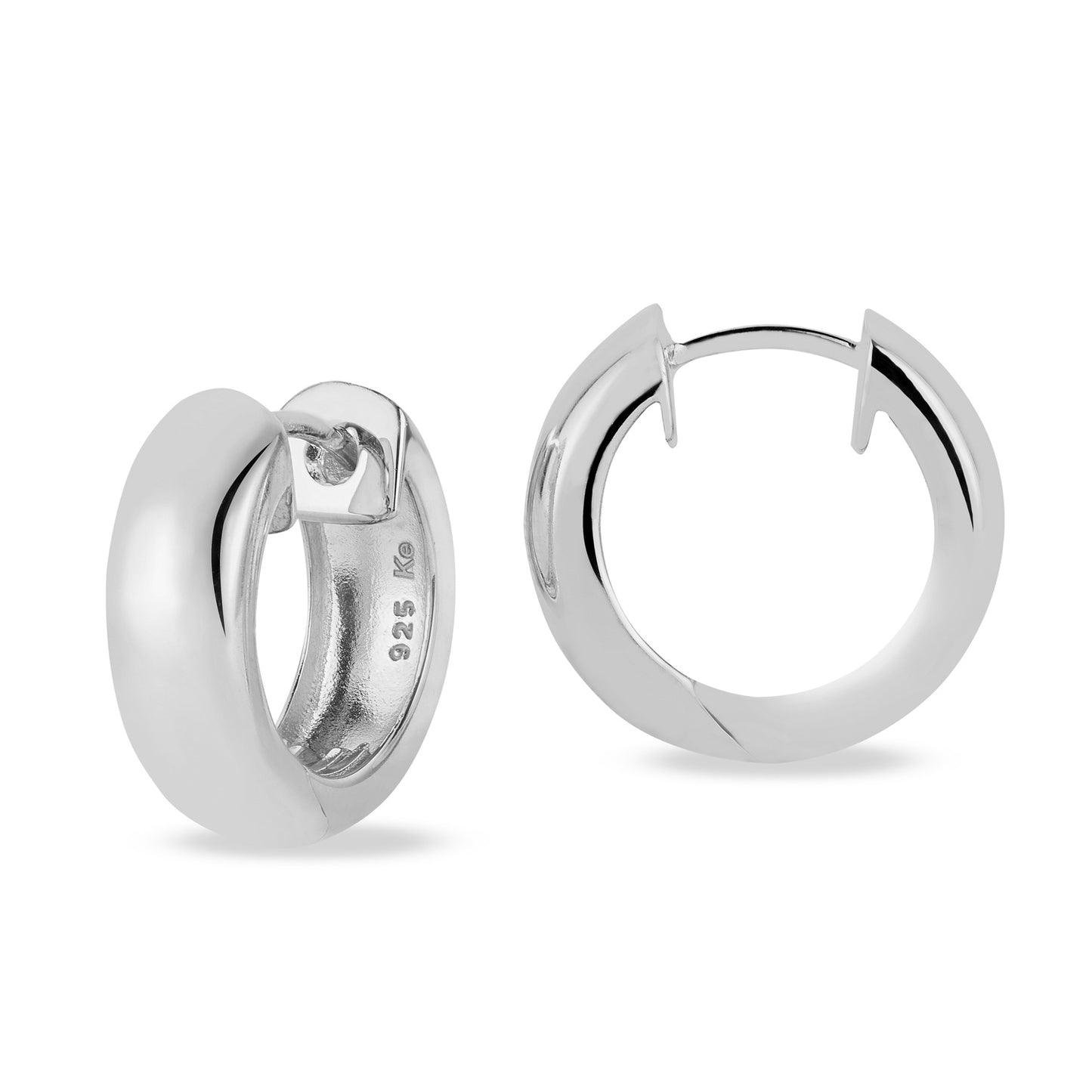 Unisex Ohrring 925er Silber