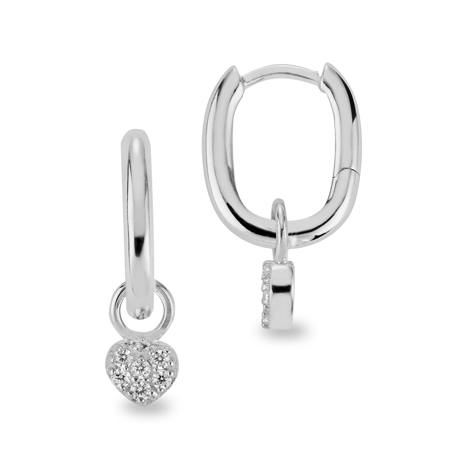 Unisex Ohrring 925er Silber