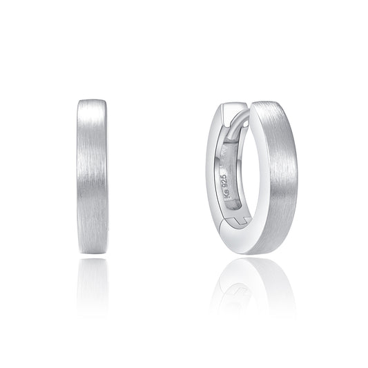 Unisex Ohrring 925er Silber