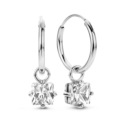 Unisex Ohrring 925er Silber