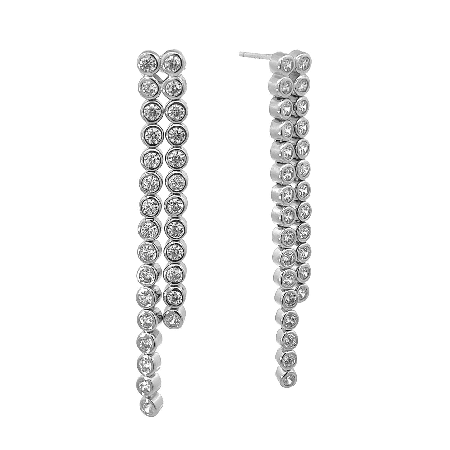 Unisex Ohrring 925er Silber