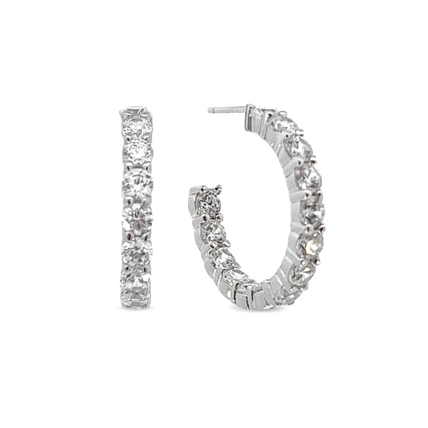 Unisex Ohrring 925er Silber