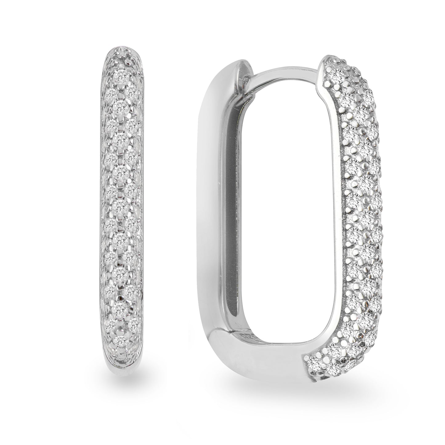 Unisex Ohrring 925er Silber