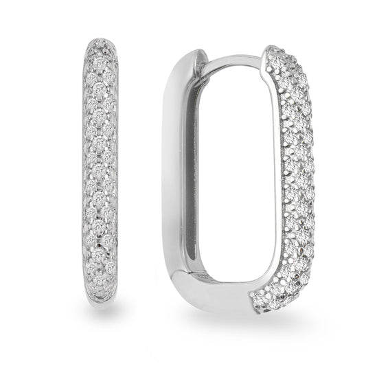 Unisex Ohrring 925er Silber