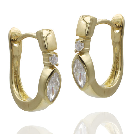 Unisex Ohrring 925er Silber