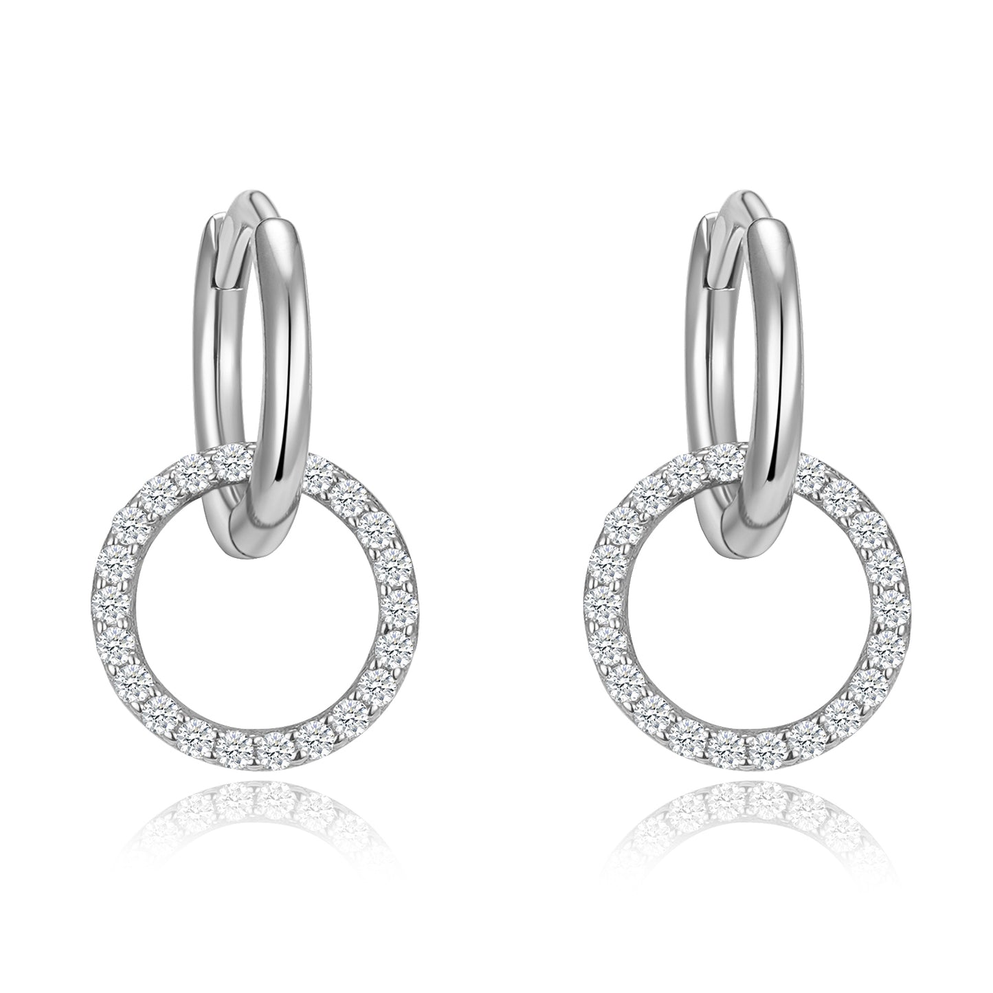 Unisex Ohrring 925er Silber