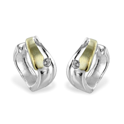 Unisex Ohrring 925er Silber