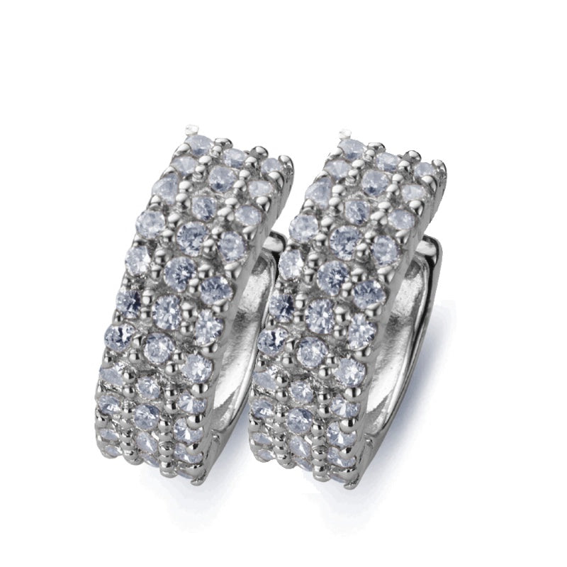 Unisex Ohrring 925er Silber