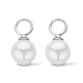 Unisex Ohrring 925er Perle