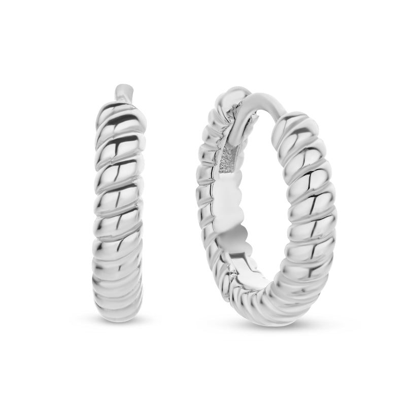 Unisex Ohrring 925er Silber