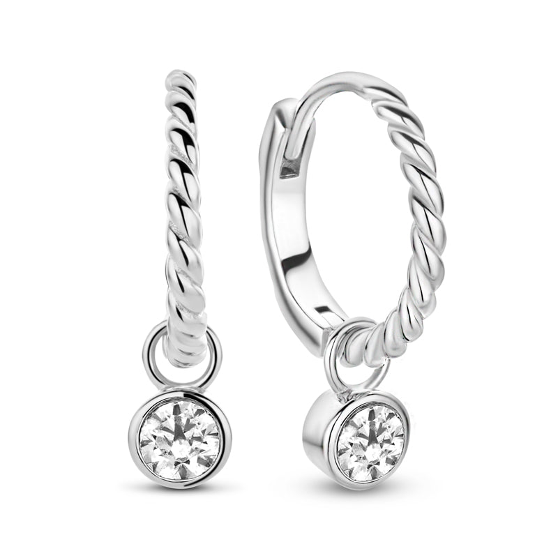 Unisex Ohrring 925er Silber