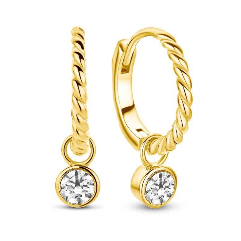 Unisex Ohrring 925er Silber