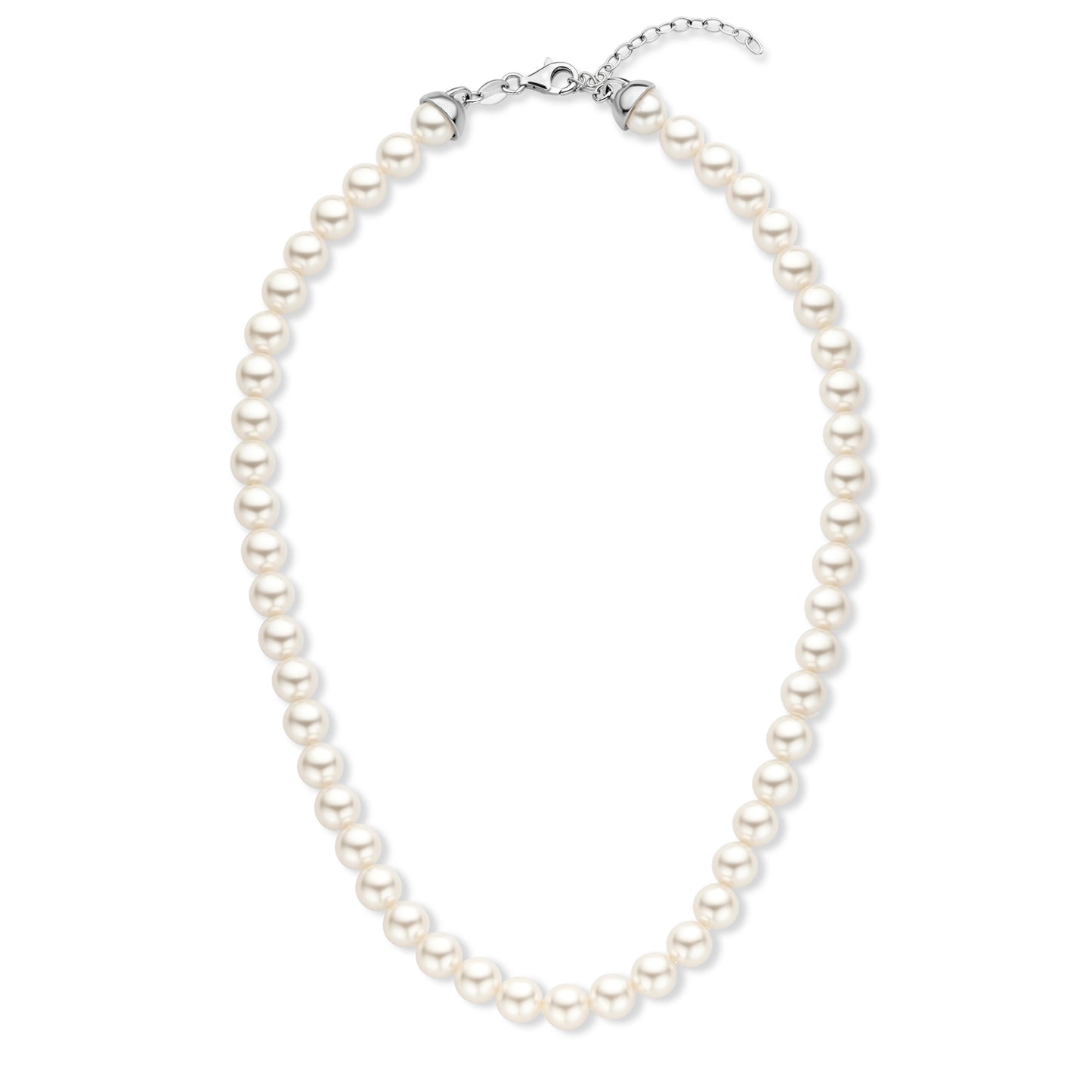 Unisex Halskette 925er Perle