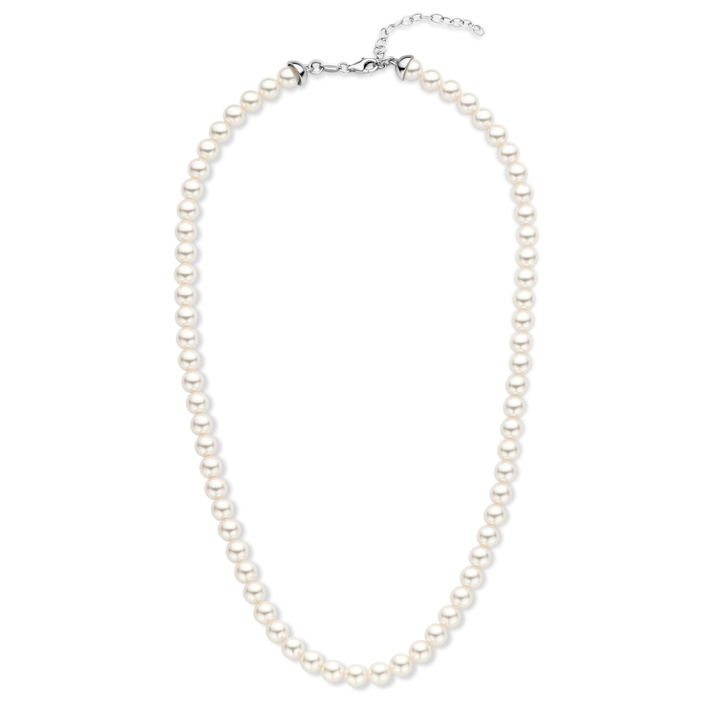 Unisex Halskette 925er Perle