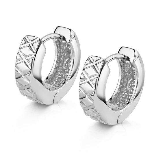 Unisex Ohrring 925er Silber