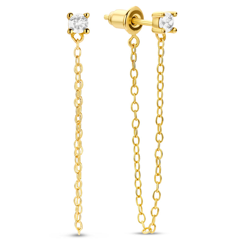 Unisex Ohrring 925er Silber