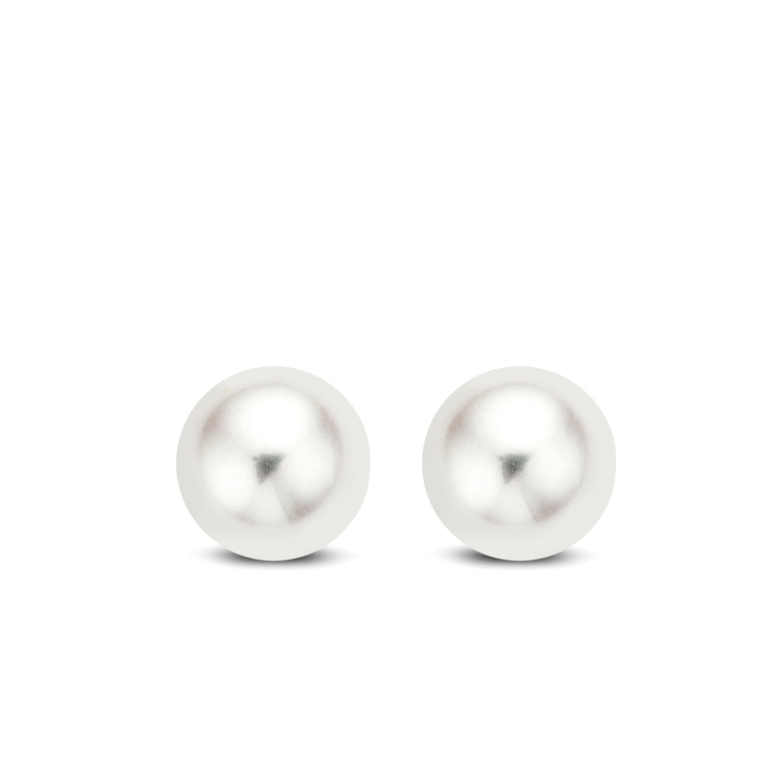 unisex Ohrring 585er Perle