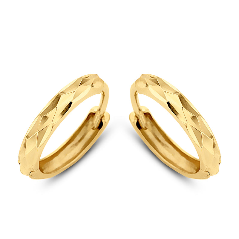 unisex Ohrring 585er Gold