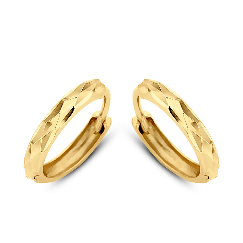 unisex Ohrring 585er Gold