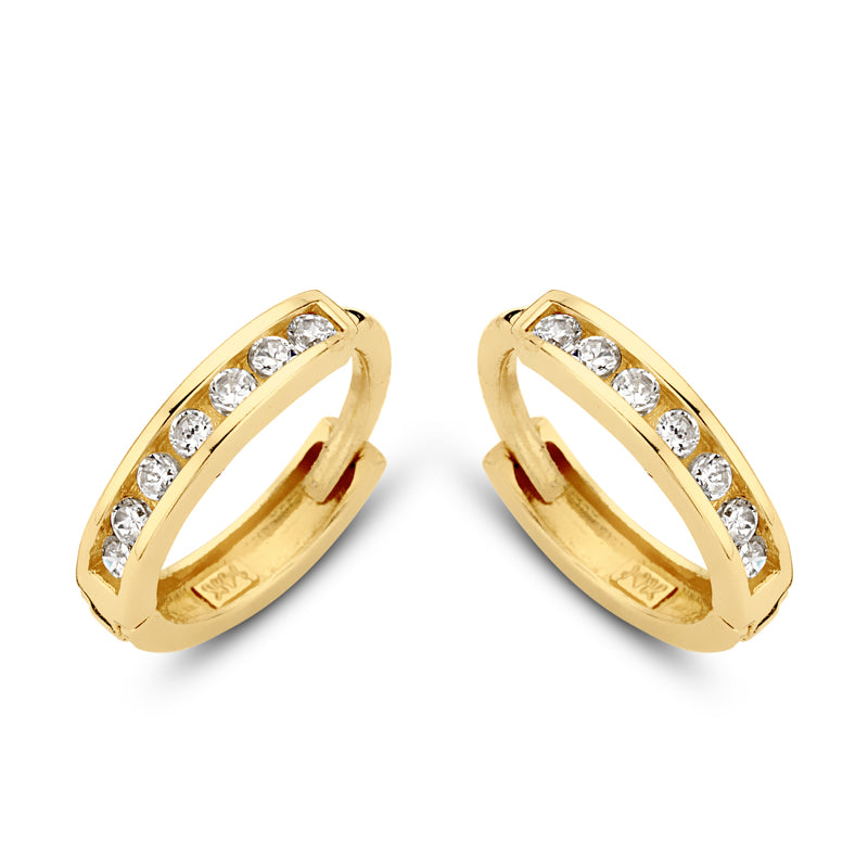 unisex Ohrring 585er Gold