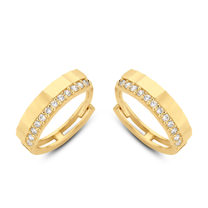 unisex Ohrring 585er Gold