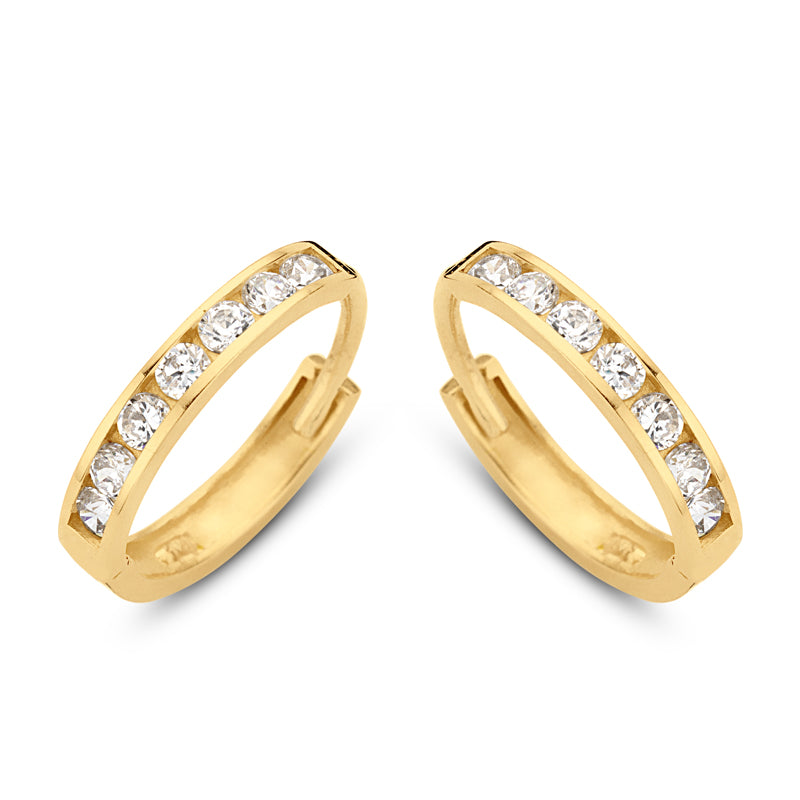 unisex Ohrring 585er Gold