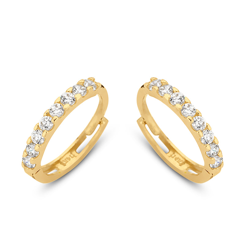 unisex Ohrring 585er Gold