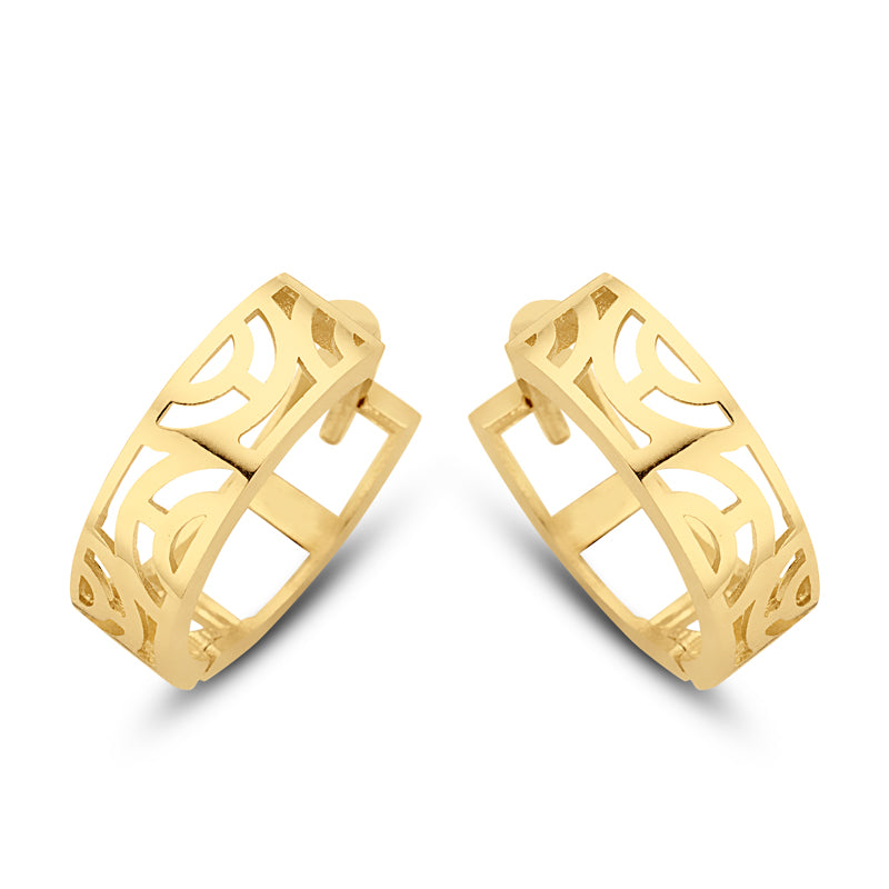 unisex Ohrring 585er Gold