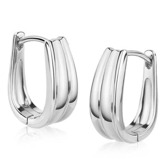 Unisex Ohrring 925er Silber