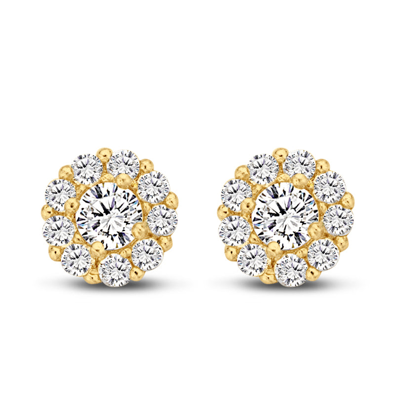 unisex Ohrring 585er Gold