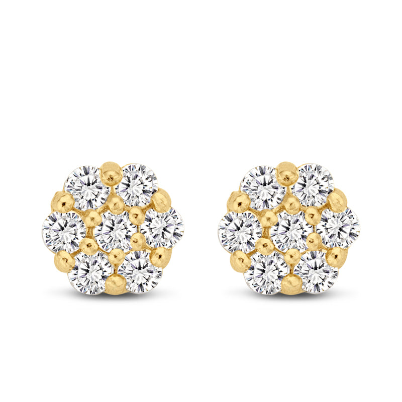 unisex Ohrring 585er Gold