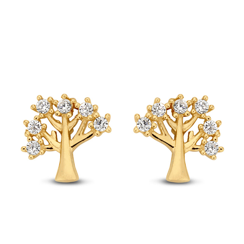 unisex Ohrring 585er Gold