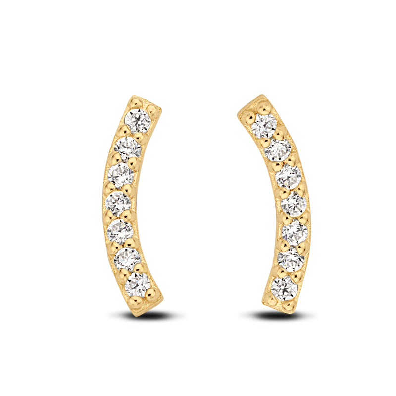 unisex Ohrring 585er Gold