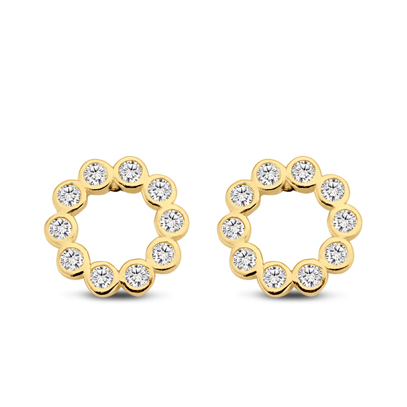 unisex Ohrring 585er Gold