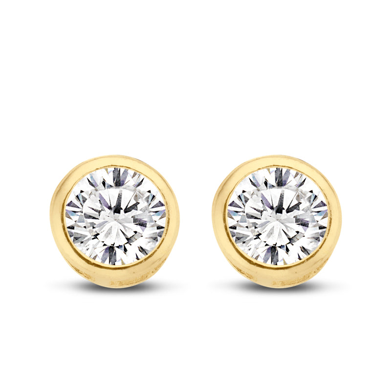 unisex Ohrring 585er Gold